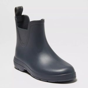 Girls Cirrus Ankle CHELSEA RUBBER RAIN BOOTS  Gray